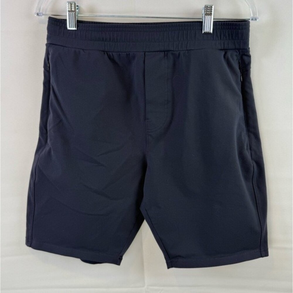 Public Rec All Day Every Day Shorts Men’s 32R Navy Blue Stretch Elastic Waist